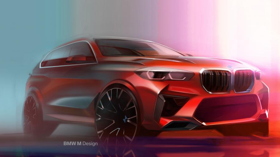 Эскиз BMW X5 M Competition (F85) 2019 года  (WW) (фото 74 из 84)